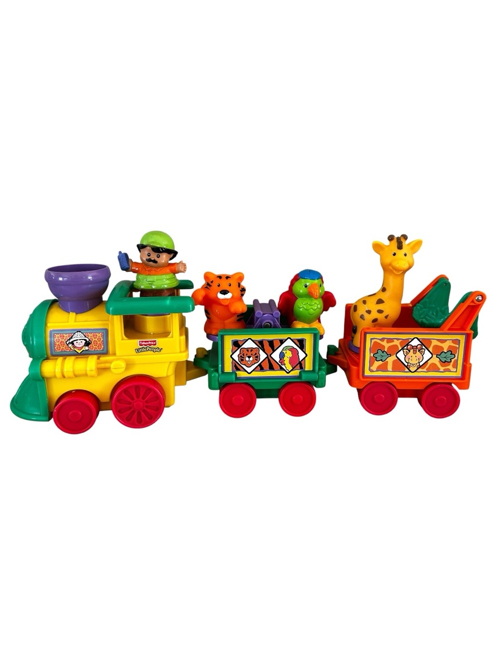 Vintage 2001 Fisher Price Little People Zoo Train!